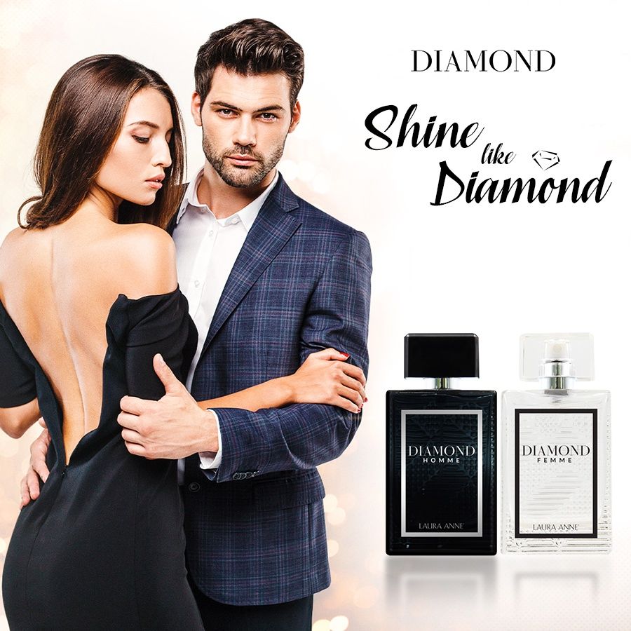  Bộ đôi Nước hoa Nam Nữ Diamond Homme Femme 45ml 
