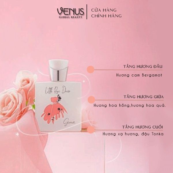  Nước hoa Nữ Gennie Little Rose Dress 50ml 