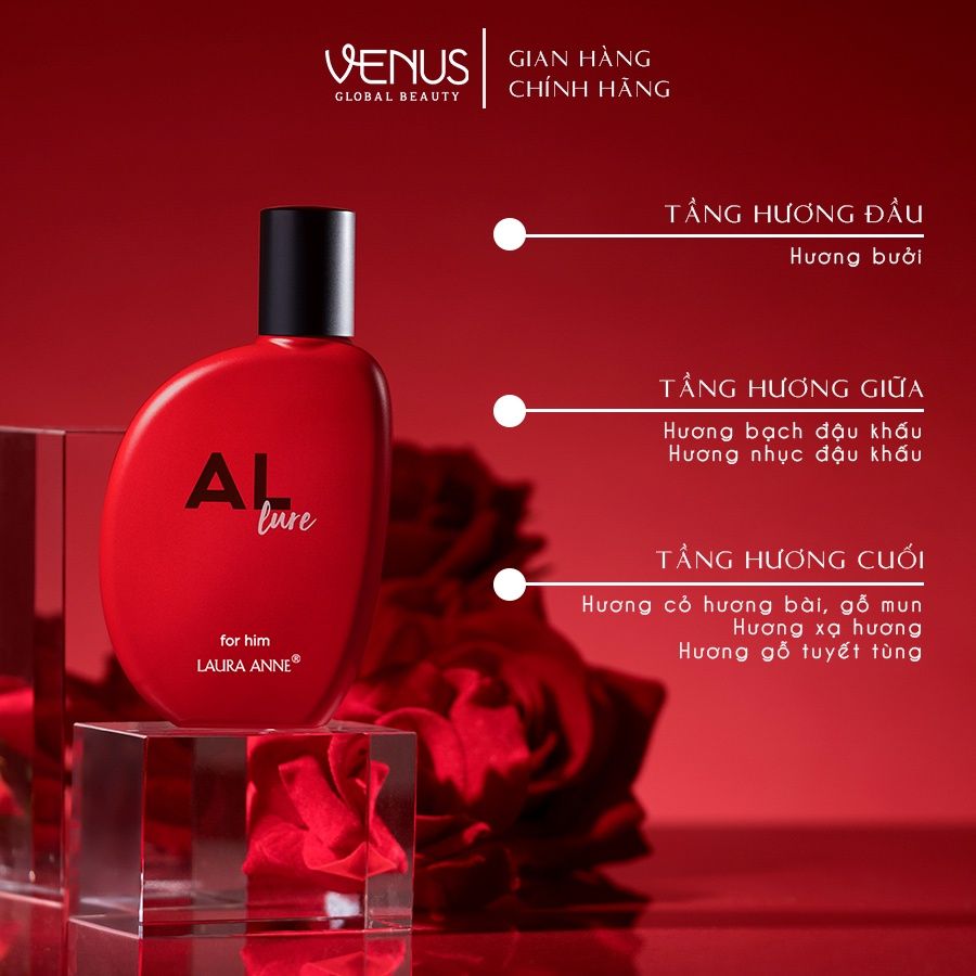  Bộ Đôi Nước Hoa Nam Nữ Laura Anne - Allure - 30ml 