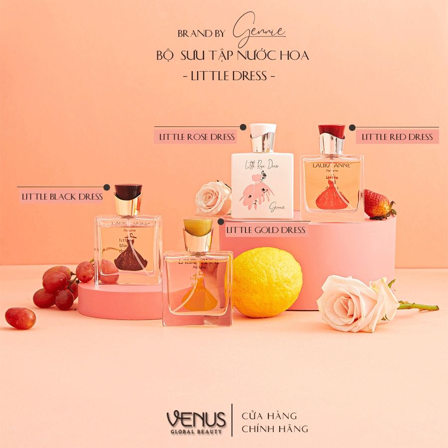  Nước hoa Nữ Gennie Little Rose Dress 50ml 