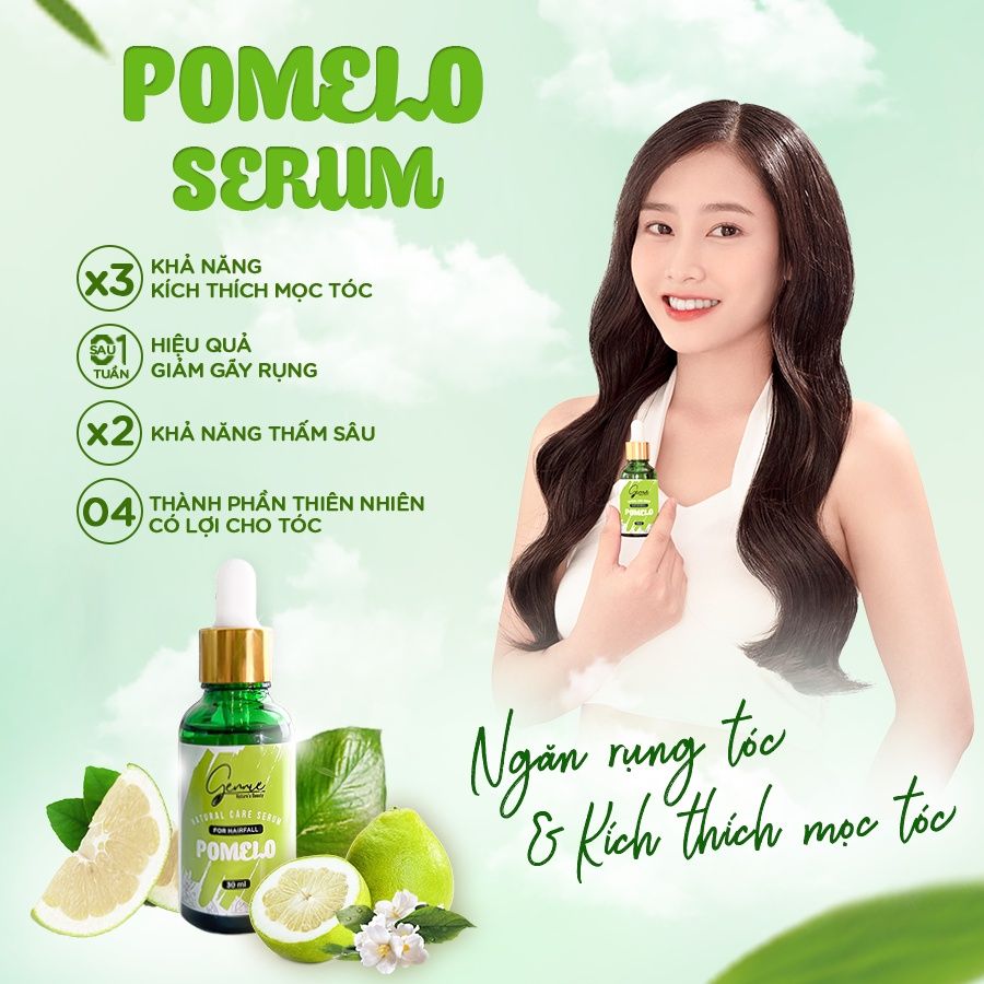  Gennie Natural Care Serum Pomelo for Hairfall 30ml 