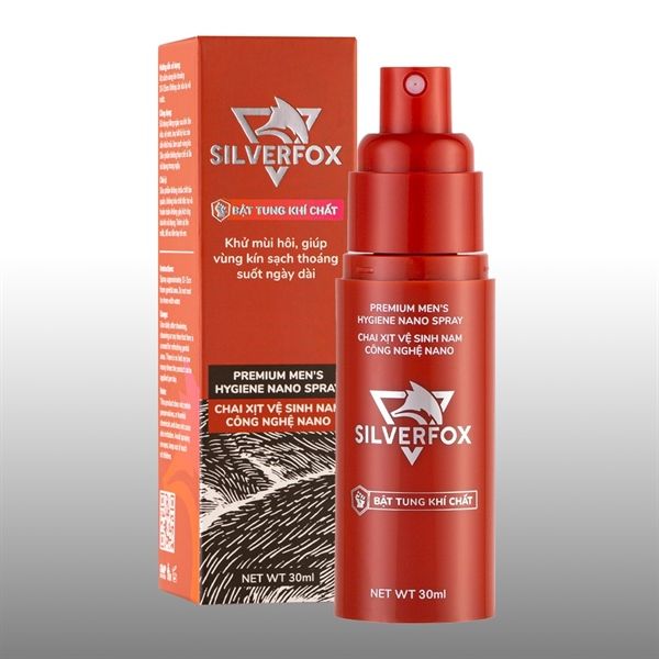  Dung Dịch Vệ Sinh Nam Dạng Xịt Silver Fox 