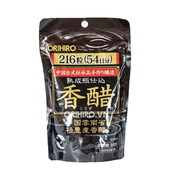 Viên uống giấm đen giảm cân Orihiro 216 viên
