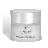  Sakura Restorative Night Cream - Kem Dưỡng Phục Hồi Chống Lão Hóa Da Ban Đêm (30g) 