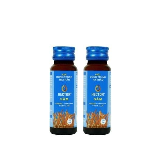 Nước Đông Trùng Hạ Thảo Kết Hợp Sâm Hector Cordyceps Ginseng 2 chai x 50ml