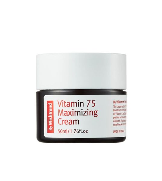Kem Dưỡng Sáng Da, Chống Lão Hoá Giàu Vitamin By Wishtrend Vitamin 75 Maximizing Cream 50ml