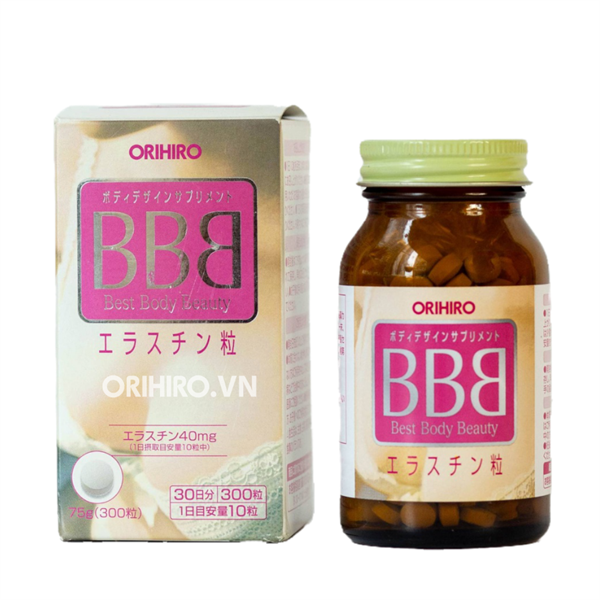  Viên uống nở ngực Orihiro BBB 300 viên 