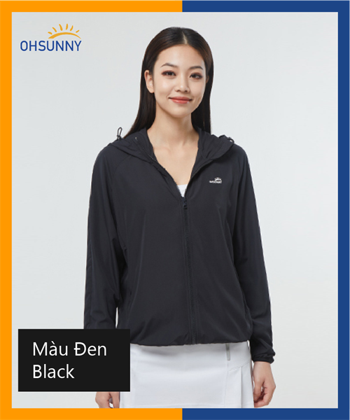 Áo chống nắng OHSUNNY nữ vải dù Airy UPF50+++