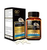  Viên Bổ Sung Hàu và Kẽm Giúp Tăng Sức Khoẻ Cho Nam Giới Go Healthy Oyster + Zin C 1-A-Day Hộp 60 viên 