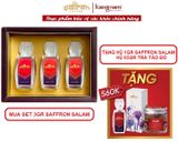  Set Saffron Salam 3g tặng 1g Salam + 1 Trà Táo 