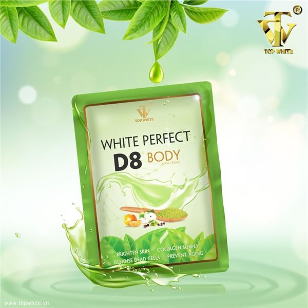 Kem Ủ Trắng Topwhite White Perfect Body D8 225g