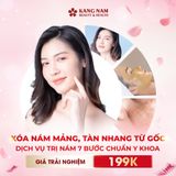  Trải nghiệm dịch vụ điều trị nám mảng, nám cháy nắng, sạm dạ 1 buổi 