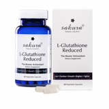  Sakura L-Glutathione Reduced - Viên uống trắng da, chống lão hoá (Hộp 60 viên) 