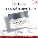  Kem Dưỡng Kháng Dầu Và Tinh Khiết Da DR. BAUMANN ZINC CREAM 15ml 