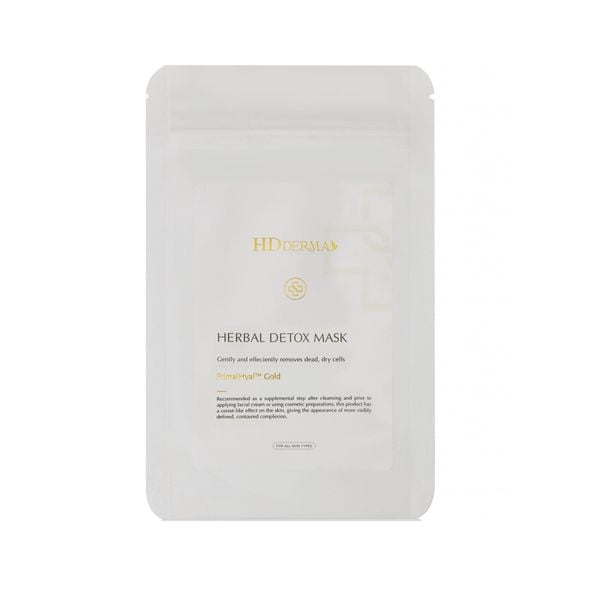 Mặt nạ thanh lọc và trẻ hoá toàn diện HD Derma Herbal Detox Mask Hộp 5 miếng