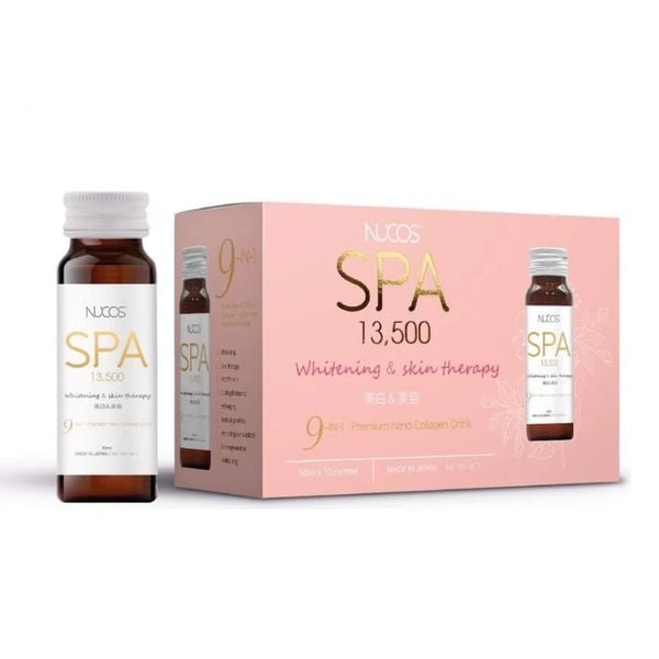 Nước Uống Collagen Dưỡng Da Trắng Sáng Nucos Spa 13,500mg Whitening & Skin Therapy 10 Chai