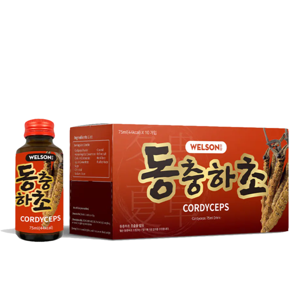 Nước Uống Đông Trùng Hạ Thảo Welson Cordyceps Hộp 6 Chai