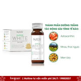  (+Ưu Đãi) Nước Uống Collagen Dưỡng Da Trắng Sáng Nucos Super White Hộp 10 Chai 