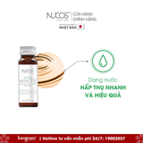  (+Ưu Đãi) Nước Uống Collagen Dưỡng Da Trắng Sáng Nucos Super White Hộp 10 Chai 