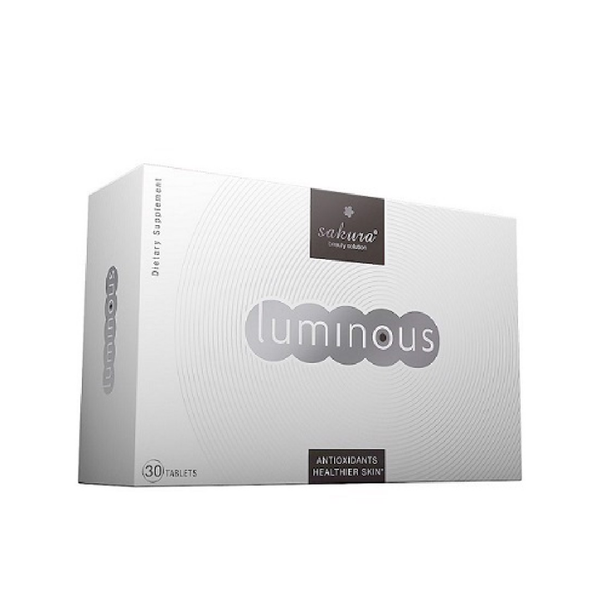 Sakura Luminous - Viên uống cà chua trắng bật tone căng mượt làn da 30 viên