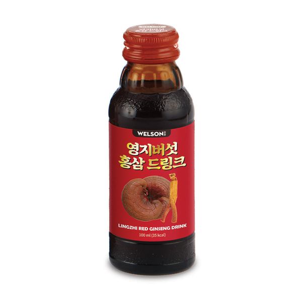 Nước uống LINGZHI Welson Red Ginseng Drink 1 Chai 100ml