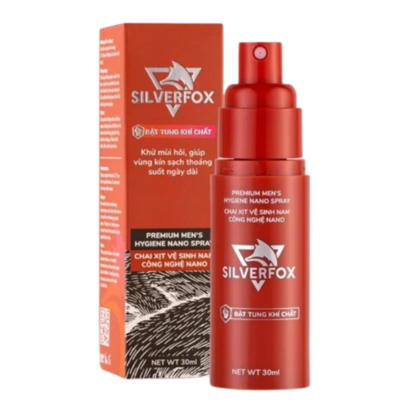 Quà tặng - Dung Dịch Vệ Sinh Nam Dạng Xịt Silver Fox 30ml