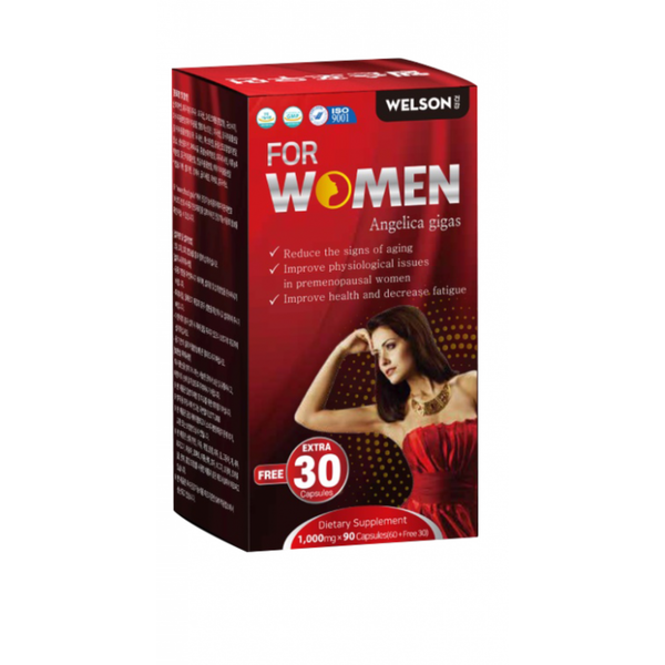 Thực Phẩm Cải Thiện Sức Khỏe Cho Nữ Giới Welson For Women Hộp 90 Viên
