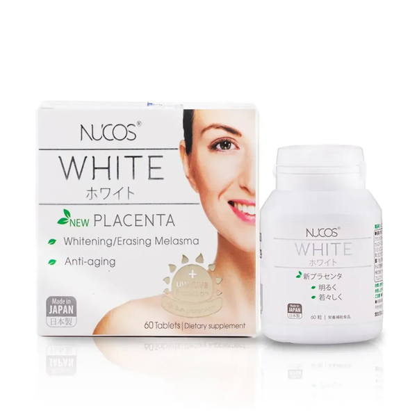 Viên Uống Giảm Nám Trắng Da Chống Nắng Nucos White 60 viên