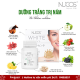  Viên Uống Giảm Nám Trắng Da Chống Nắng Nucos White 60 viên 