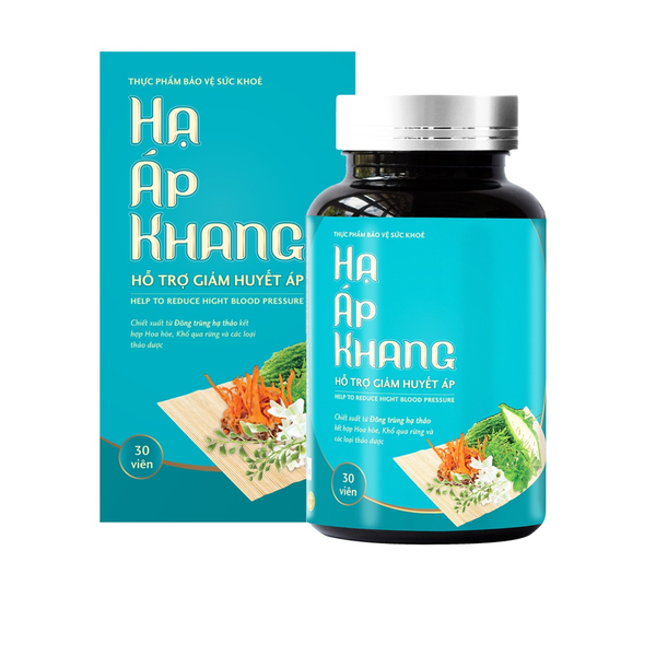 Viên Uống Hạ Áp Khang Hỗ Trợ Điều Trị Cao Huyết Áp Hộp 30 Viên