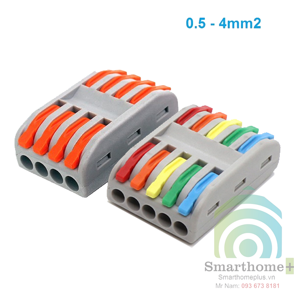 Cút Nối Dây Điện Nhanh 3 Pha 2 Đầu KV774-8P2