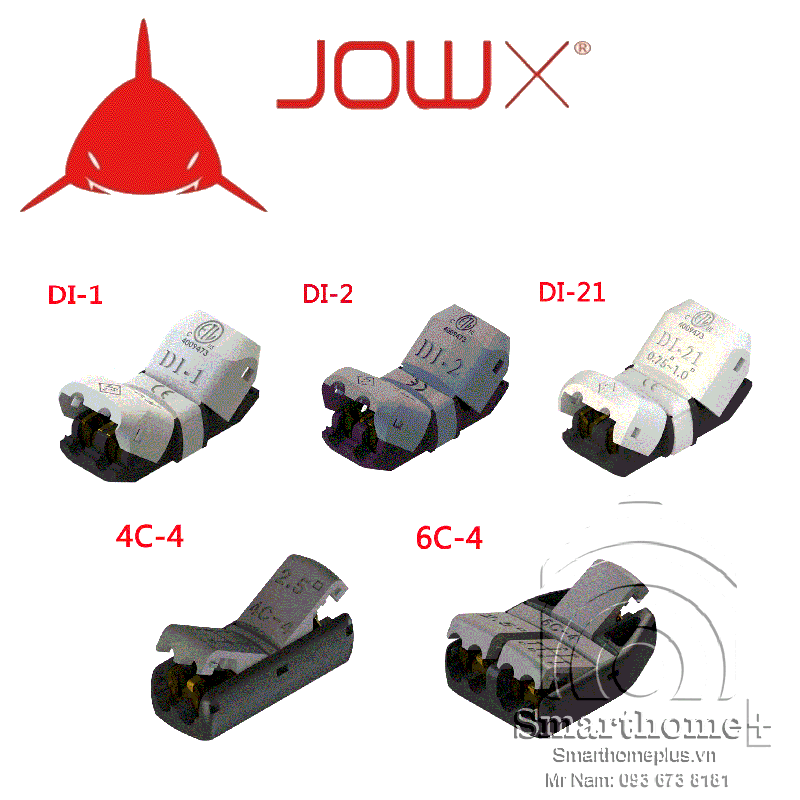  Cút Nối Dây Điện Đôi Nhiều Đầu Ra Hàn Quốc JOWX DI/4C/6C 