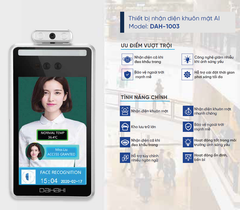 Thiết bị nhận diện khuôn mặt AI Model: DAH-1003