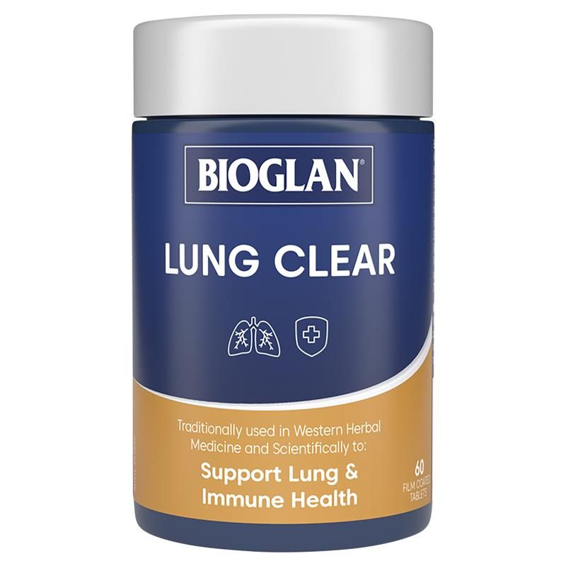 Viên uống thanh lọc và bổ phổi Bioglan Lung Clear 60 Tablets