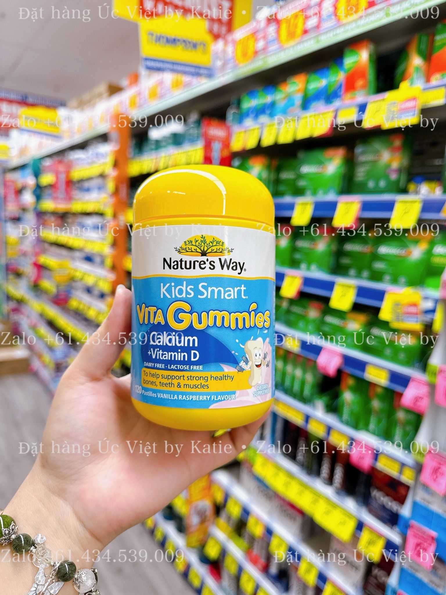 Kẹo mềm bổ sung Calci và vitamin D cho bé từ 2 tuổi Nature’s Way 120 viên
