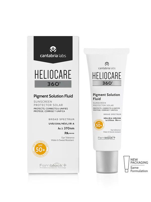 Kem chống nắng dành cho da nám, da tăng sắc tố Heliocare 360° Pigment Solution Fluid SPF 50 – 50ml.