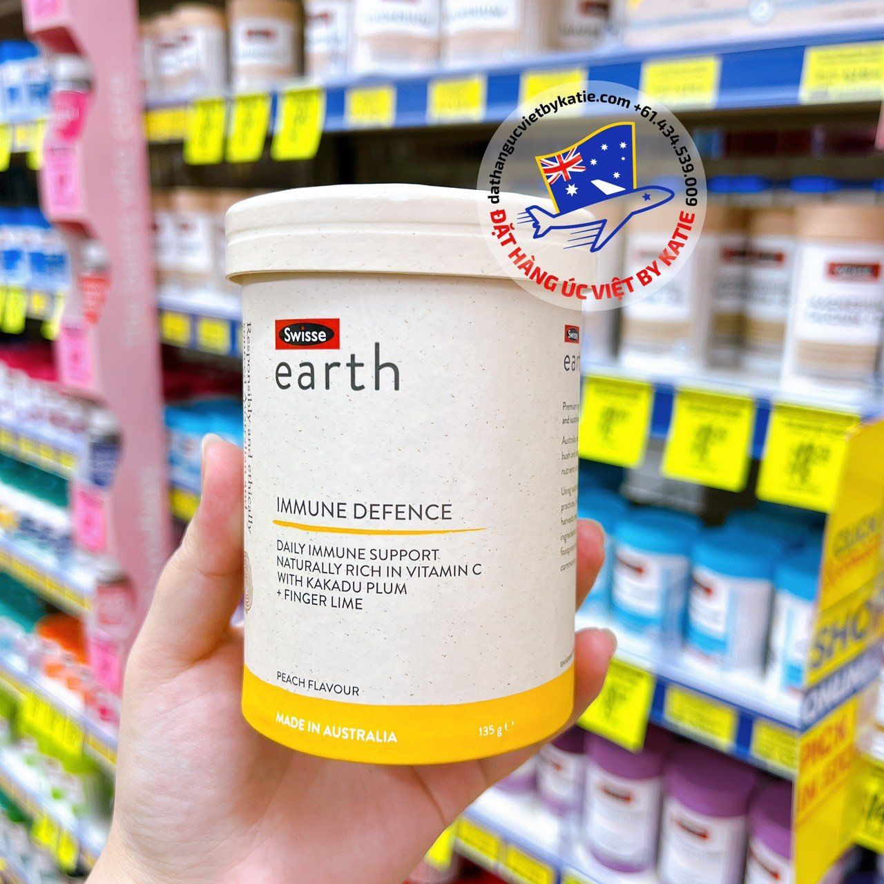Bột uống tăng cường hệ thống miễn dịch Swisse Earth Immune Defense 135g Powder