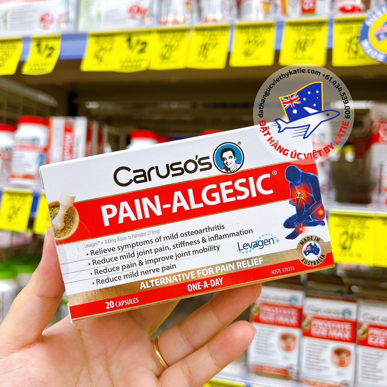 Thuốc giảm đau khớp Caruso’s Pain-Algesic™ For Joints