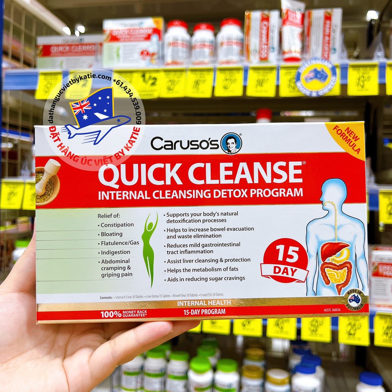 Liệu trình 15 ngày thải độc cơ thể Quick Cleanse® Internal Cleansing Detox Program (15 day)