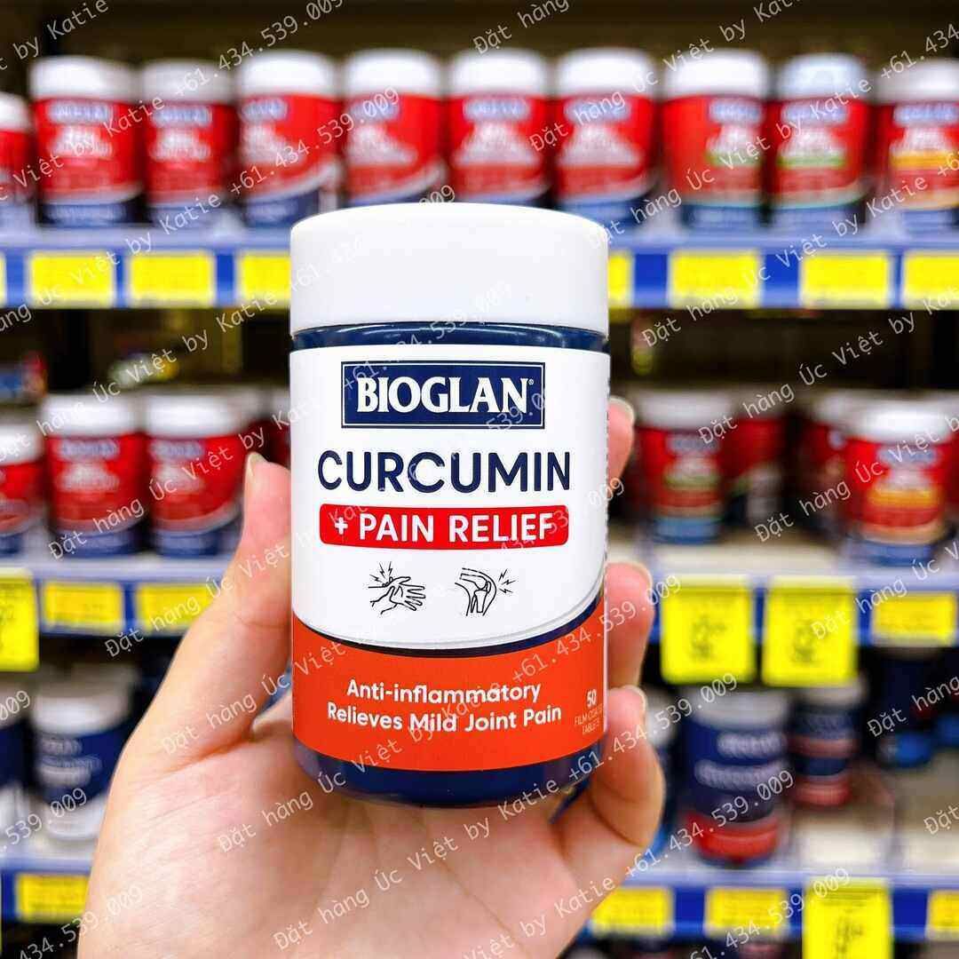 Tinh chất nghệ giảm đau khớp Bioglan Clinical Curcumin Plus Pain Relief – 50 viên.