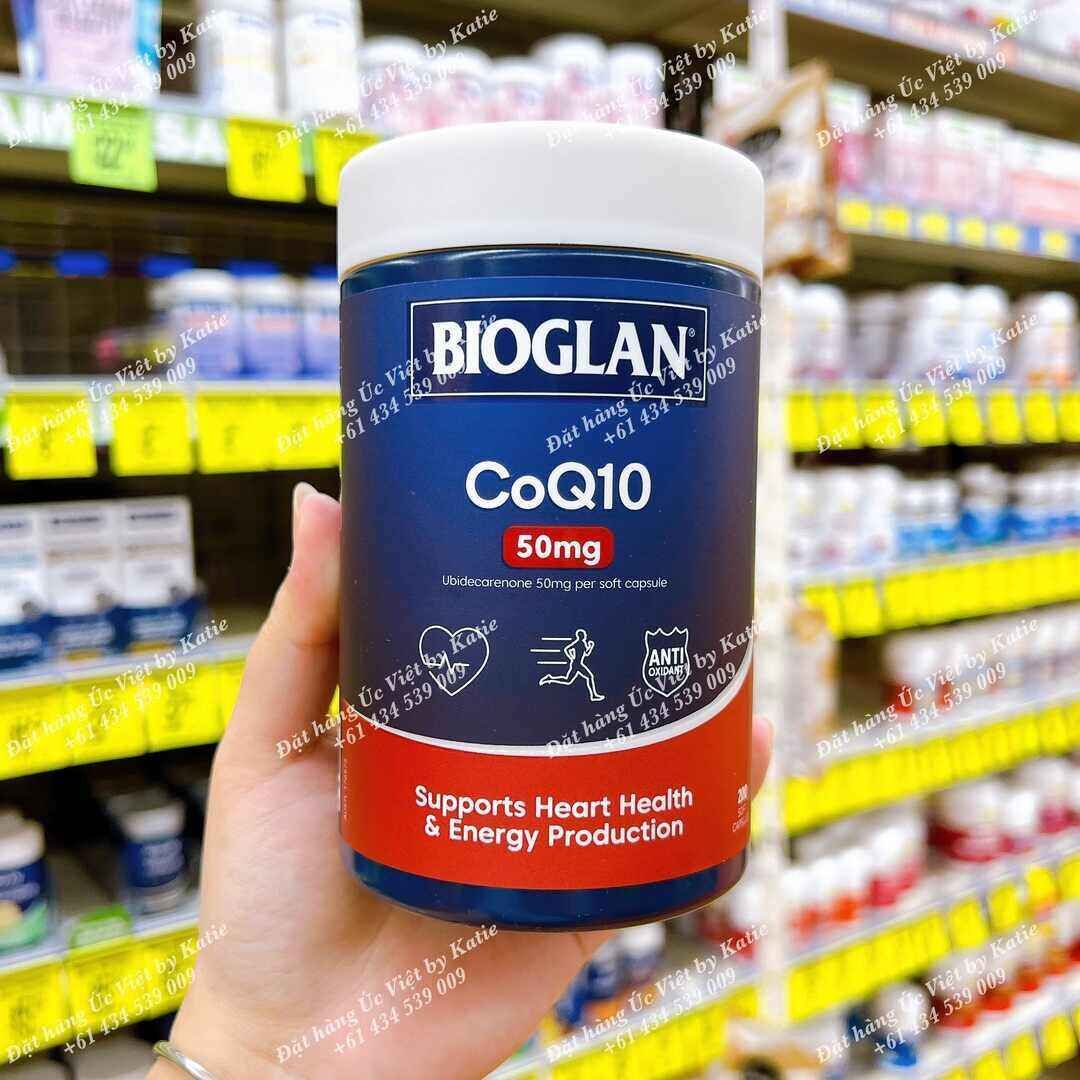 Thuốc bổ tim mạch Bioglan CoQ10 50mg 200 viên