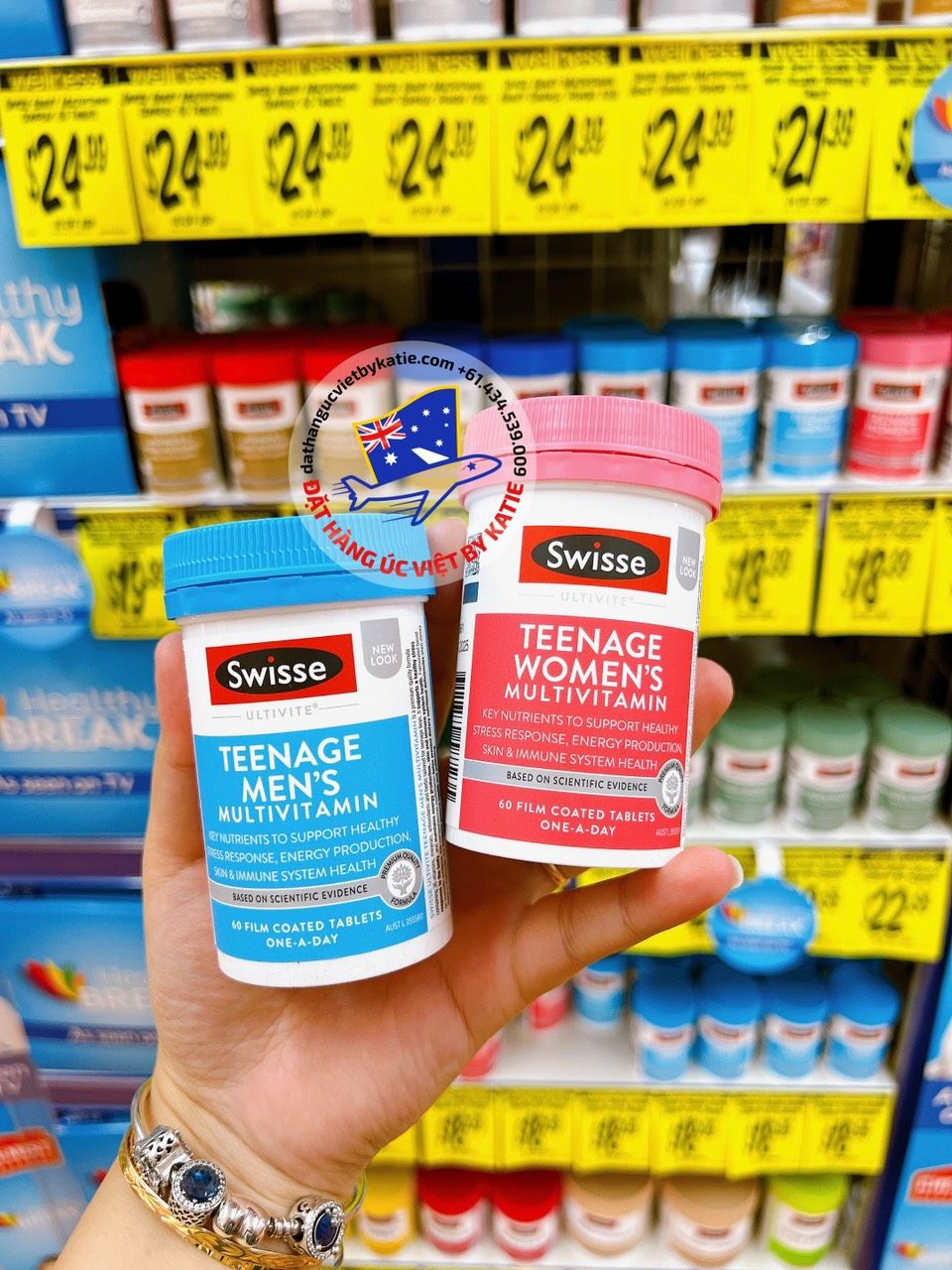 Viên Uống Vitamin Tổng Hợp dành cho Nam Trong Độ Tuổi Dậy Thì Swisse Teenage Ultivite Men’s