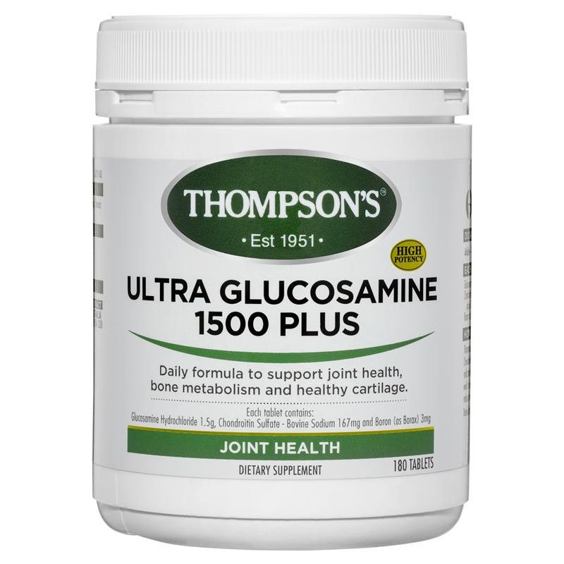 Thuốc bổ xương khớp Glucosamine Thompson’s Glucosamine & Chondroitin with Boron Hộp 200 viên