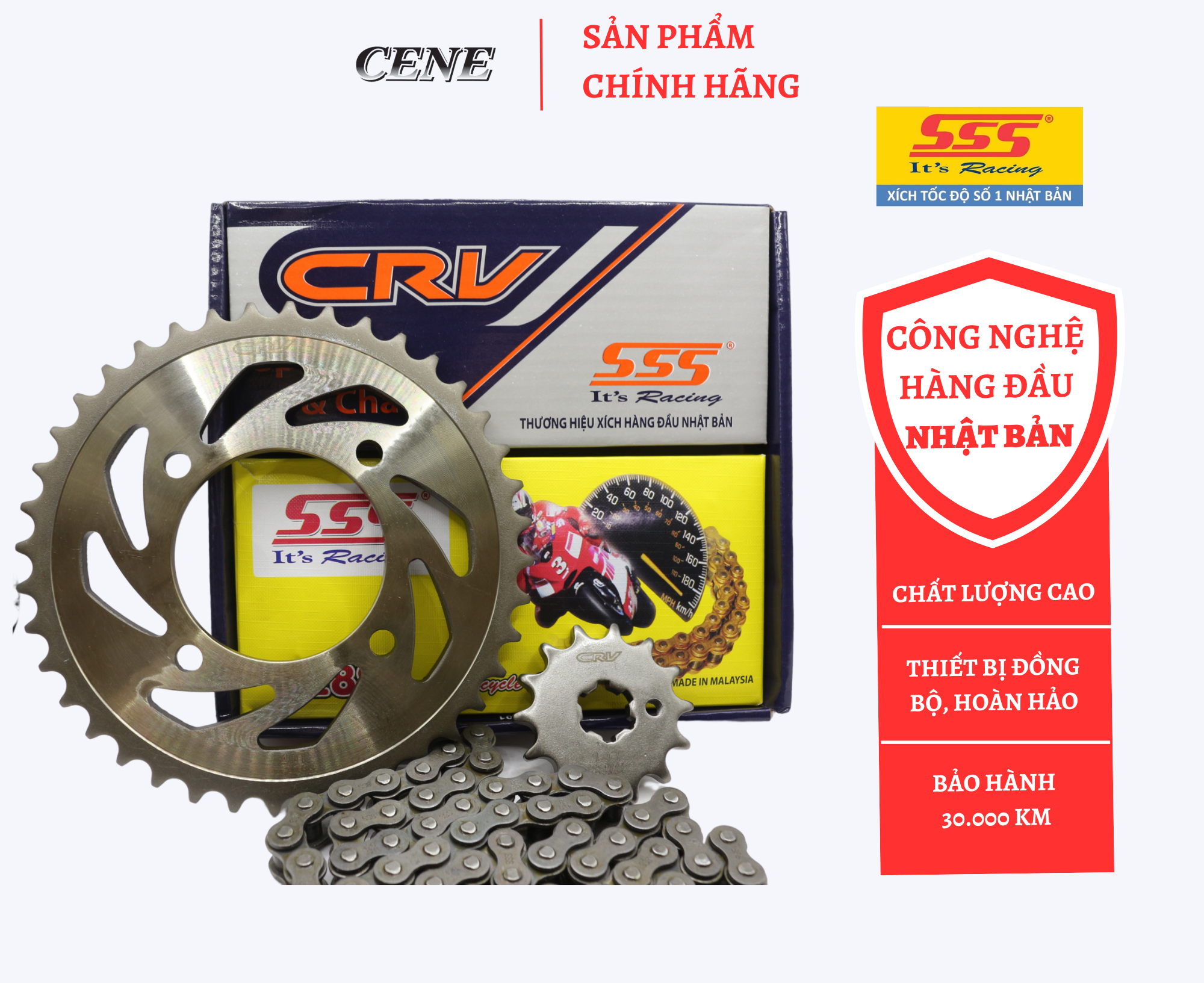 NHÔNG XÍCH BỘ CRV
