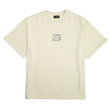  TEE B20 LOGO “B” BLING IN CREAM 