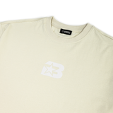  TEE B20 LOGO “B” WHITE IN CREAM 