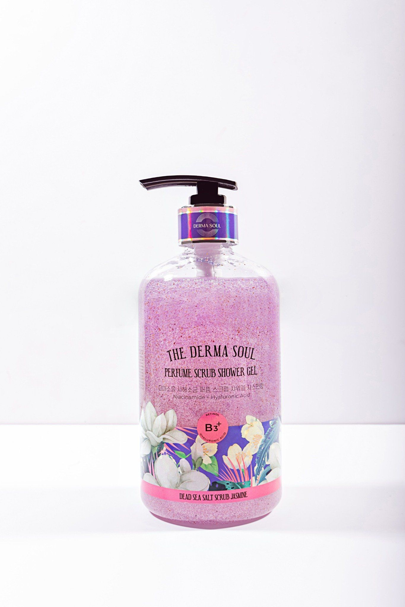Sữa tắm nước hoa Derma Soul tẩy tế bào chết muối biển hương Hoa Nhài 500ml