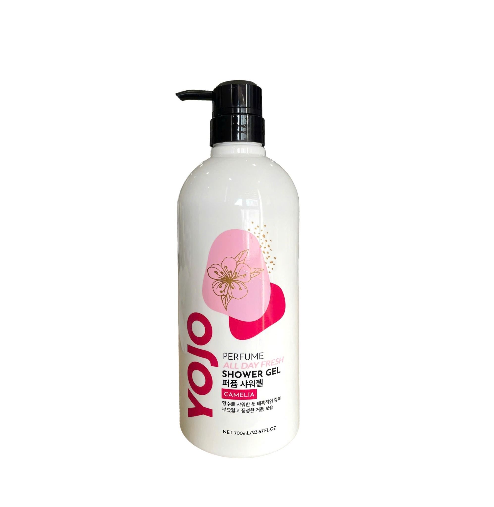 Sữa tắm nước hoa YOJO Perfume All Day Fresh Shower Gel Camellia 700ml