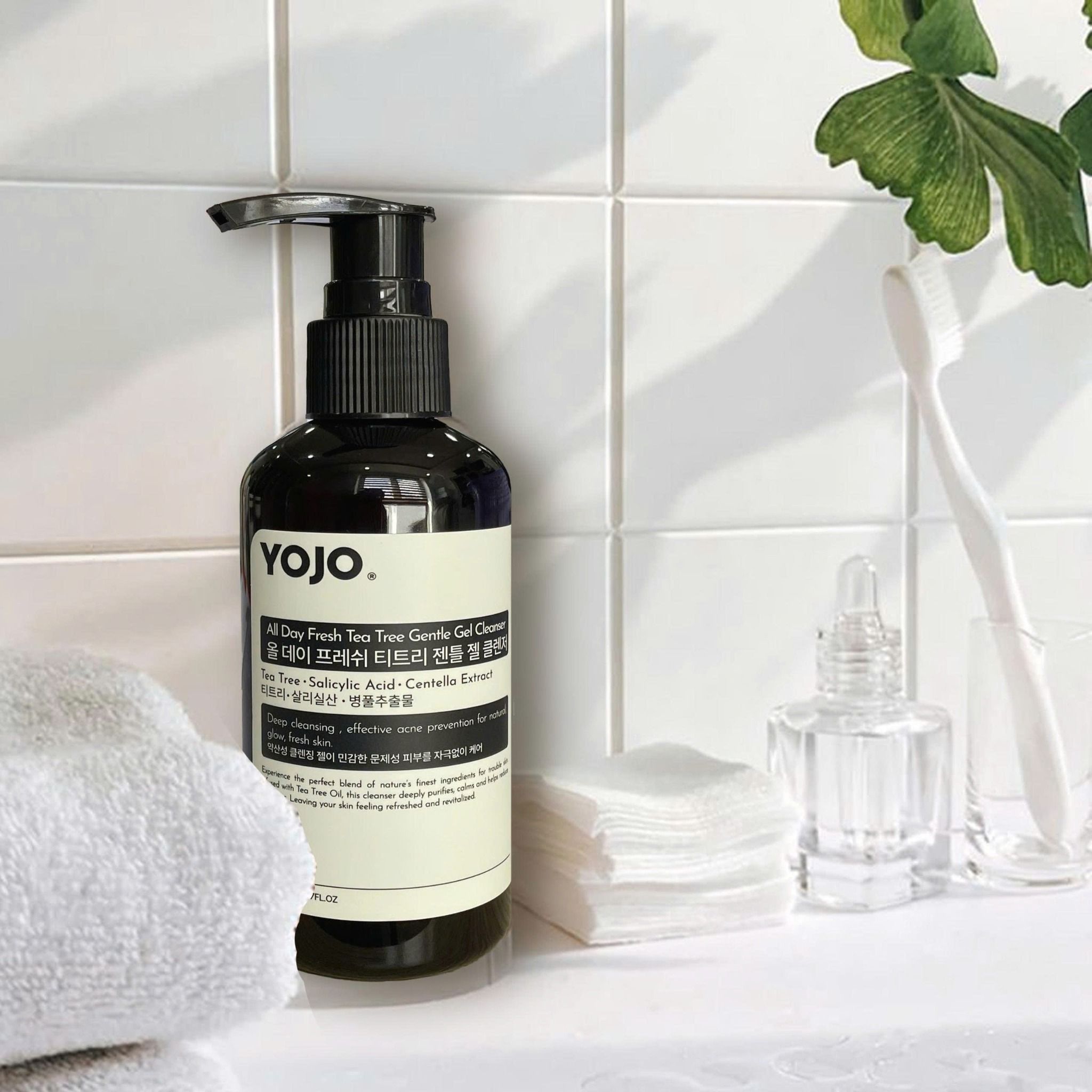 Gel rửa mặt tràm trà YOJO Tea Tree All Day Fresh Gel Cleanser 150ml