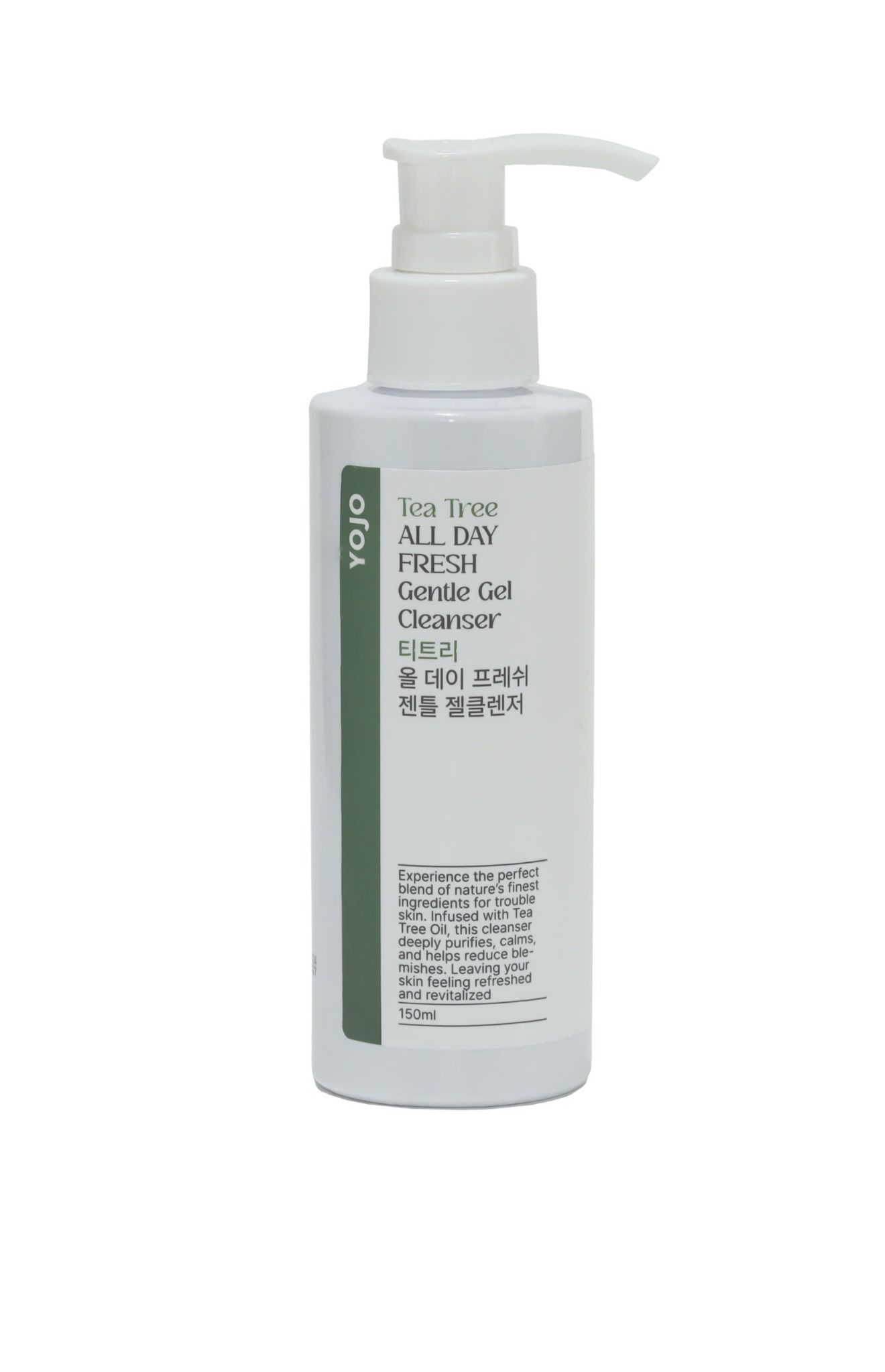 Gel rửa mặt tràm trà YOJO Tea Tree All Day Fresh Gel Cleanser 150ml